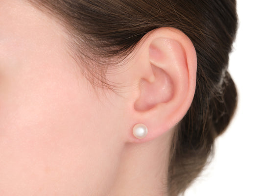 Ming Pearl Earrings 7mm