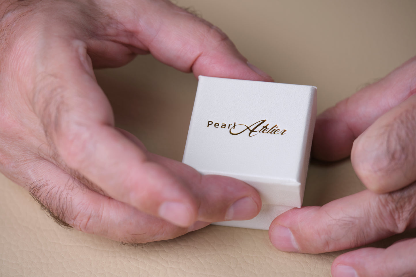 South Sea Champagne Pearl Earrings 9mm